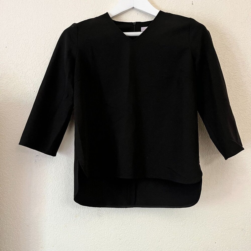 Senes of Place by Urban Research Women’s  3/4 Sleeve Minimalist Free Size Black